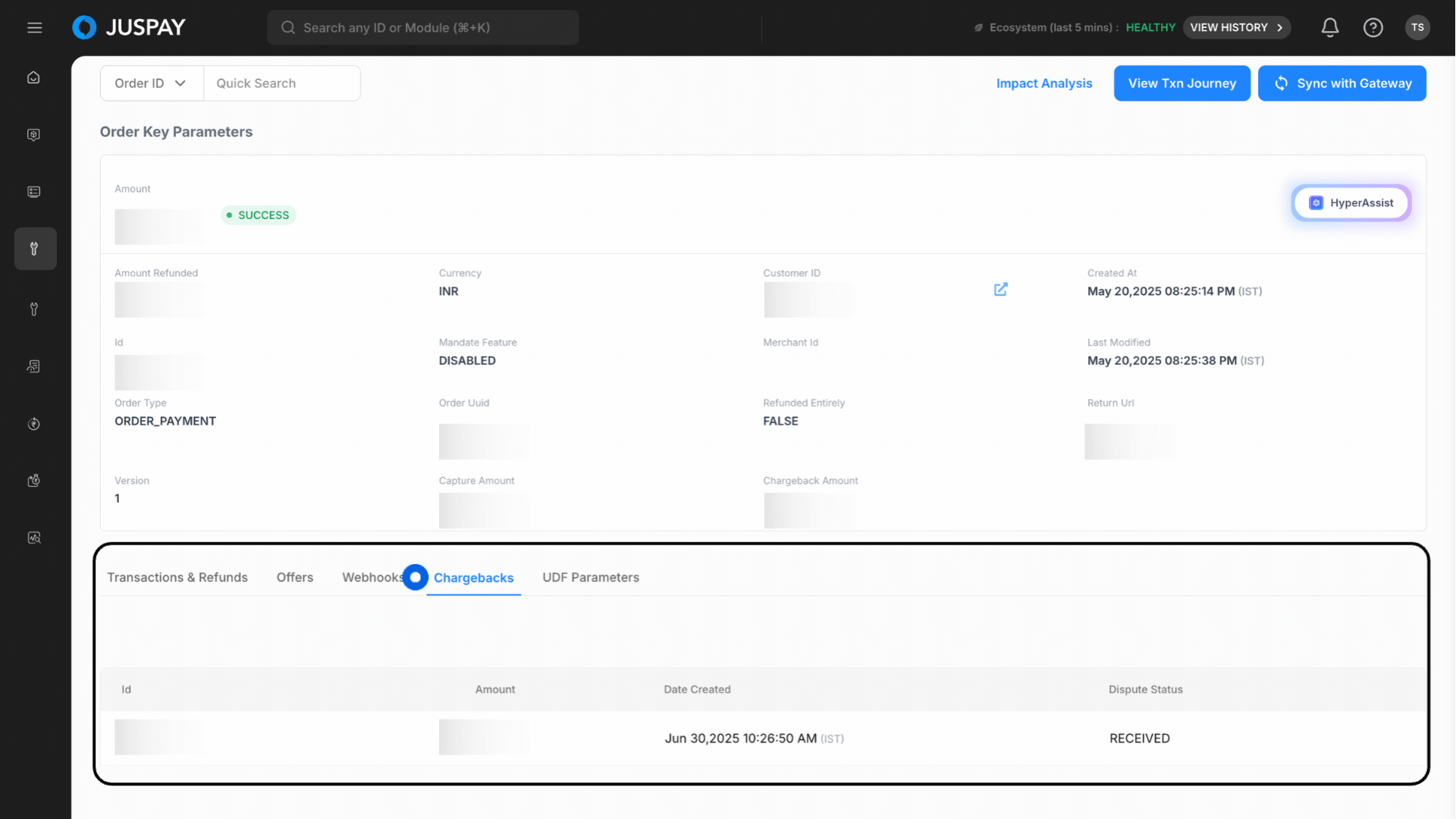Dashboard Sea - Docs | Juspay Developer Docs