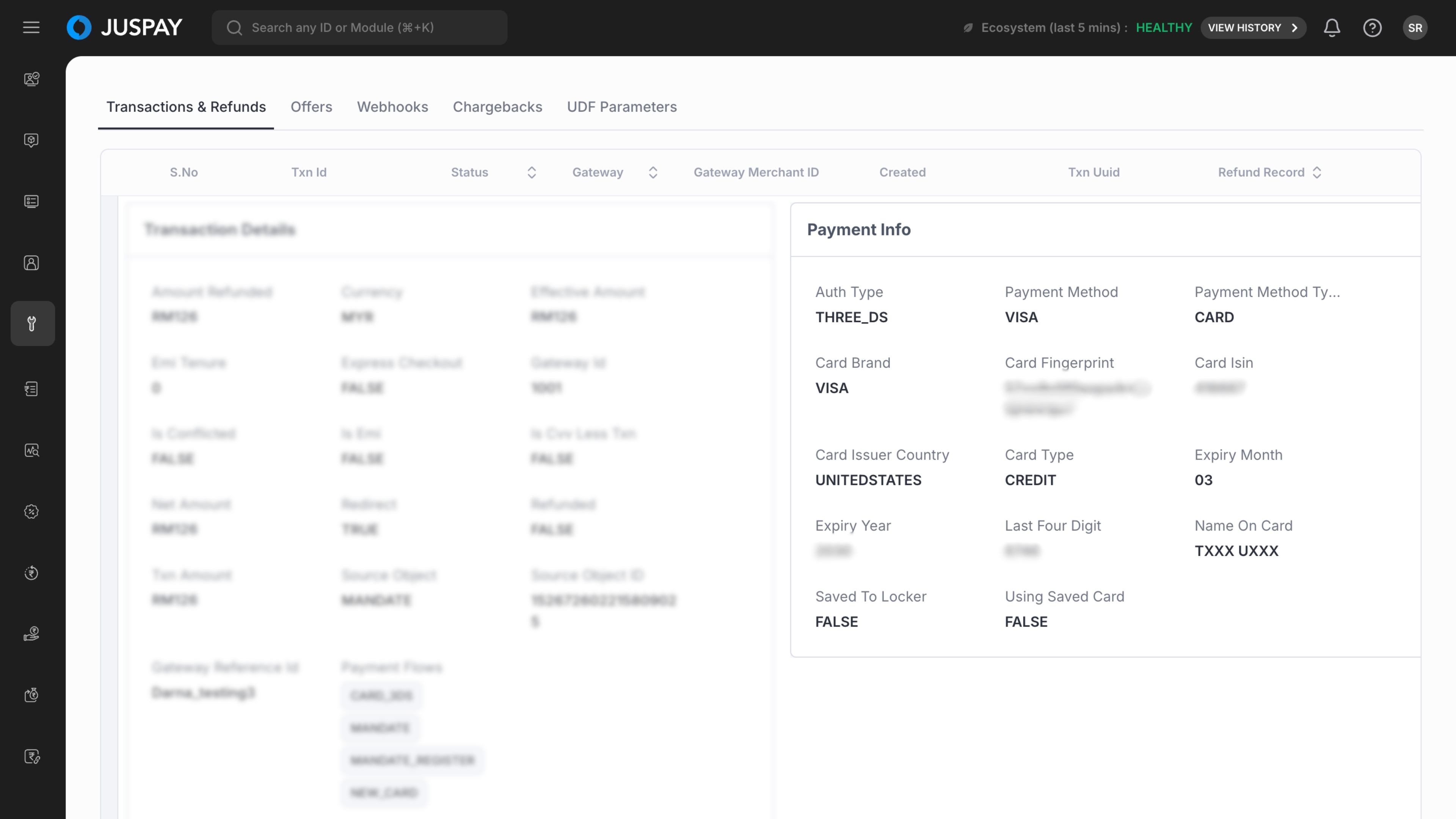 Dashboard Sea - Docs | Juspay Developer Docs