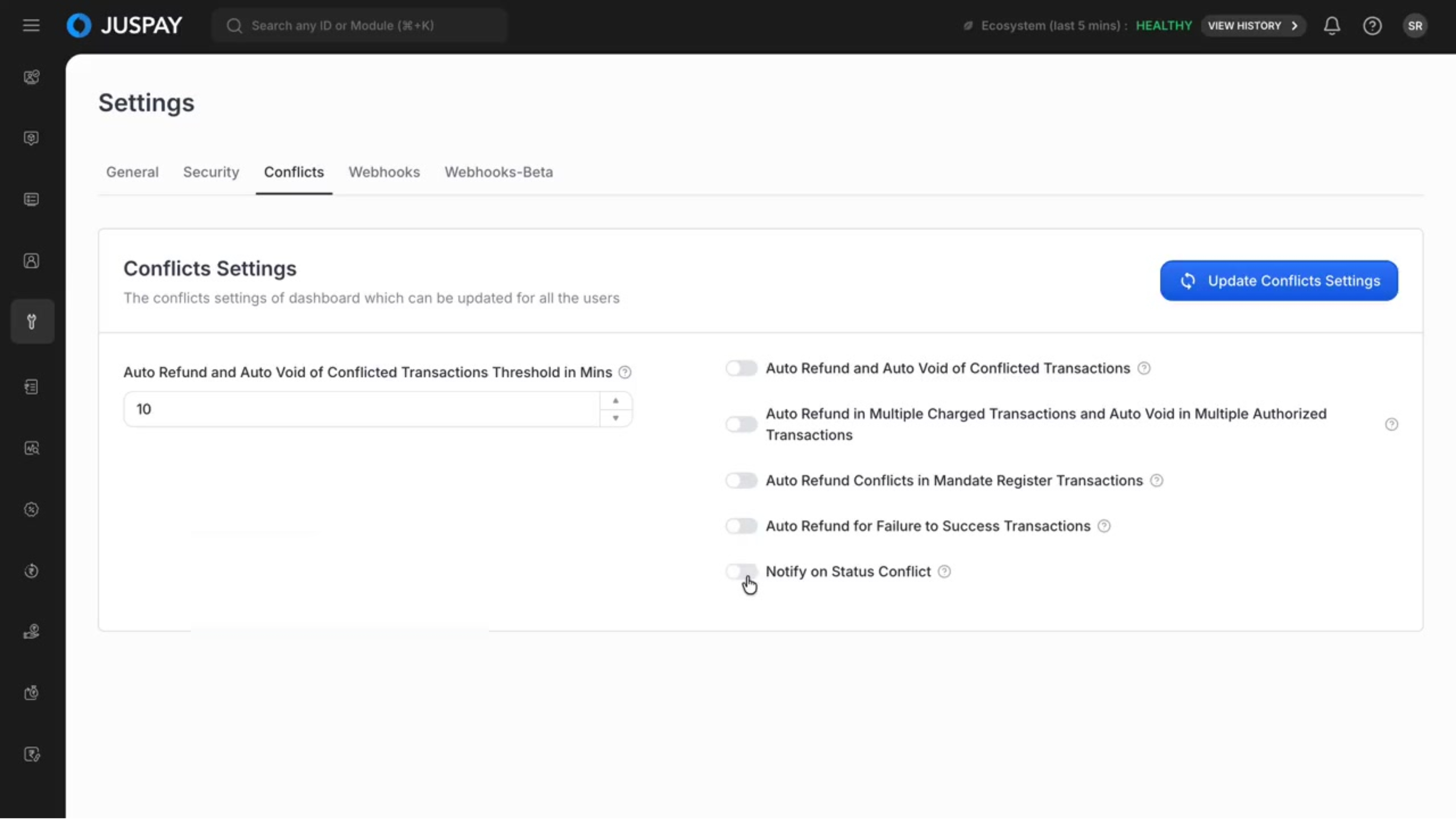 Dashboard Sea - Docs | Juspay Developer Docs