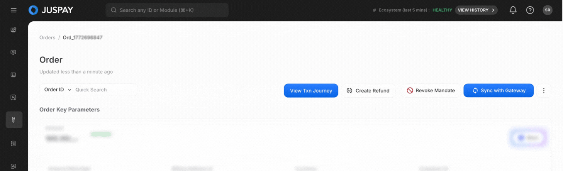 Dashboard Sea - Docs | Juspay Developer Docs