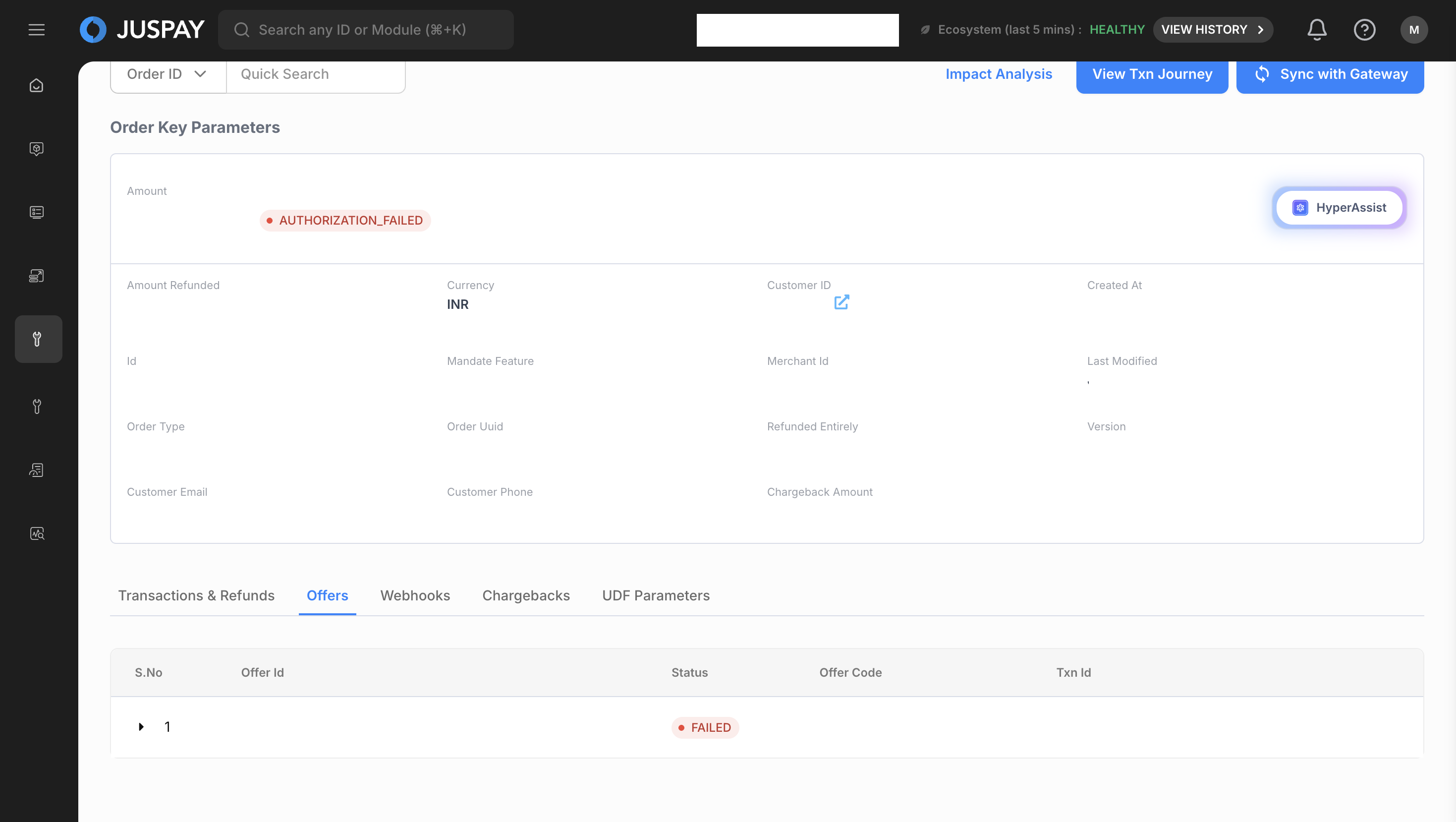 Dashboard Sea - Docs | Juspay Developer Docs