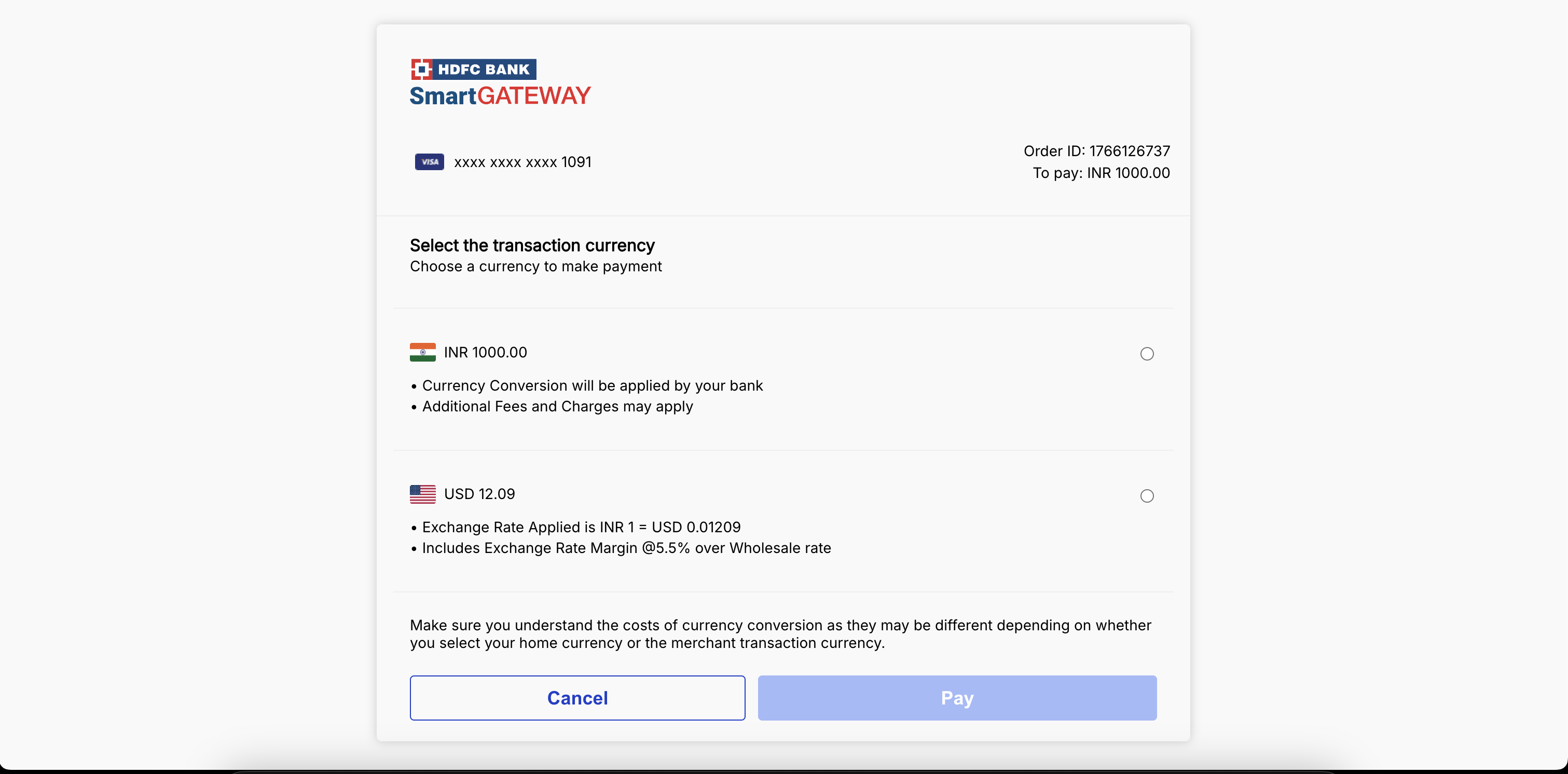 Dcc Hdfc - Docs | HDFC SmartGateway Developer Docs