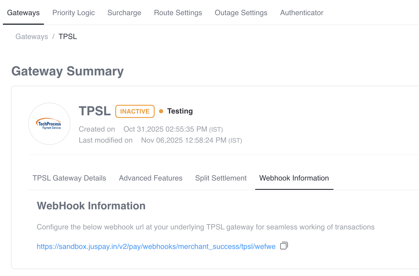 Payment Gateway Integrations - Docs | Juspay Developer Docs